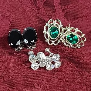 Vintage 60s era earring Bundle